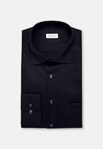 Comfort Business Hemd Uni in Schwarz |  Seidensticker Onlineshop