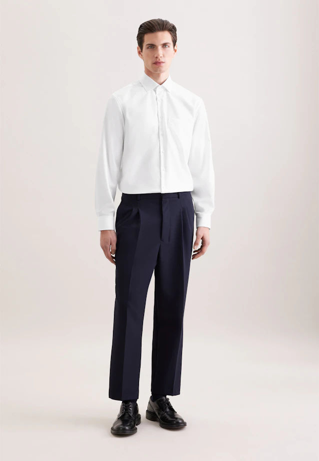 Comfort Business shirt Uni in White |  Seidensticker Onlineshop