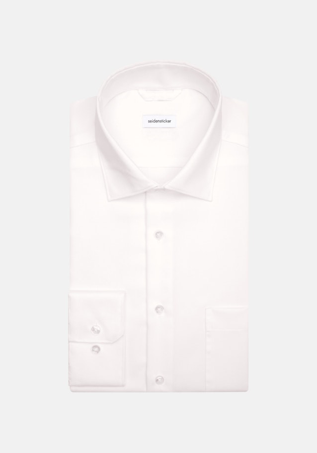 Comfort Chemise d'affaires Uni in Blanc | Seidensticker Onlineshop