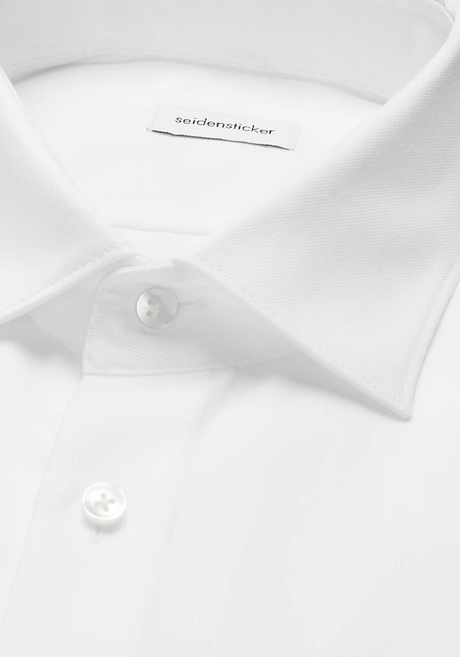 Comfort Chemise d'affaires Uni dans Blanc | Boutique en ligne Seidensticker
