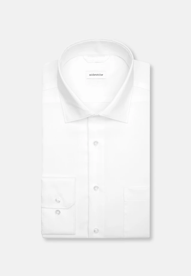 Comfort Business Hemd Uni in Weiß |  Seidensticker Onlineshop