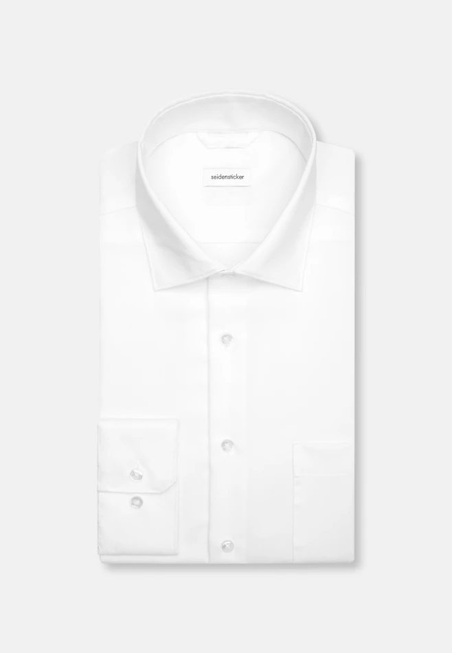 Comfort Business Hemd Uni in Weiß | Seidensticker Onlineshop