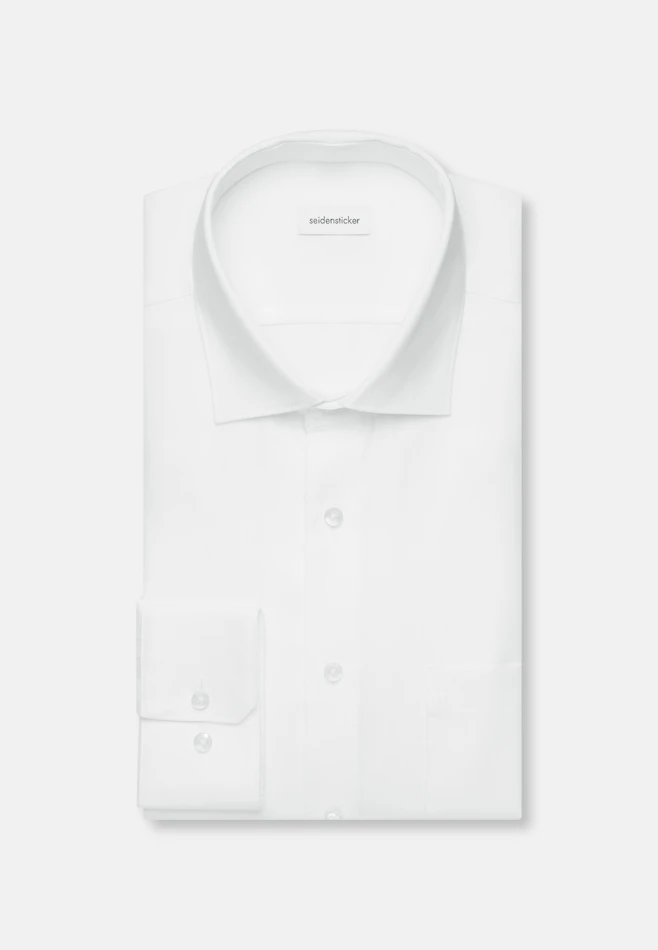 Comfort Business shirt Uni in White | Seidensticker online shop
