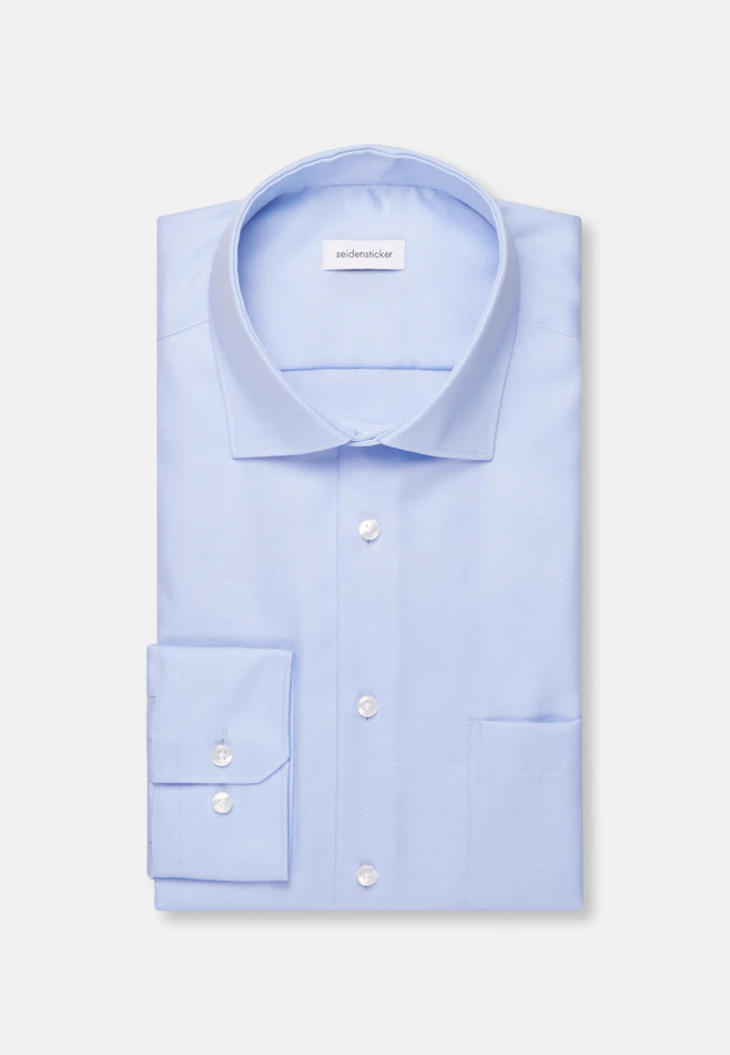 Comfort Business shirt Uni in Light Blue | Seidensticker online shop