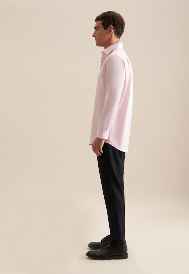 Comfort Business Hemd Uni in Rosa |  Seidensticker Onlineshop