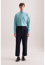 Comfort Business Hemd Uni in Türkis |  Seidensticker Onlineshop