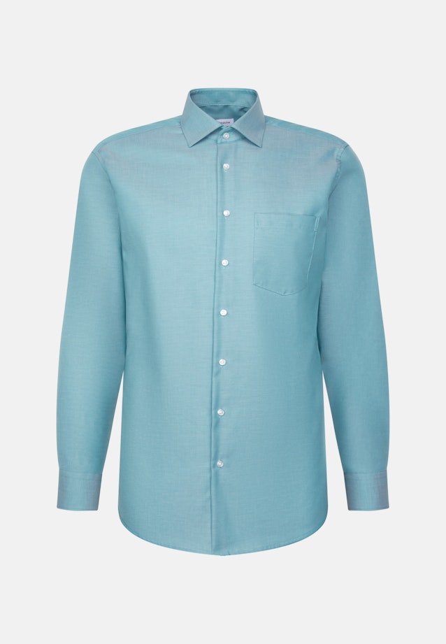 Comfort Business Hemd Uni in Türkis |  Seidensticker Onlineshop