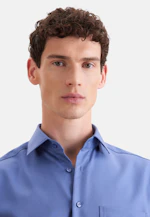 Comfort Chemise d'affaires Uni in Bleu Moyen |  Seidensticker Onlineshop