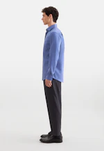 Comfort Chemise d'affaires Uni in Bleu Moyen |  Seidensticker Onlineshop