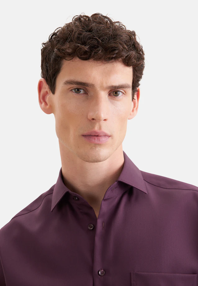 Comfort Business shirt Uni in Rot |  Seidensticker Onlineshop
