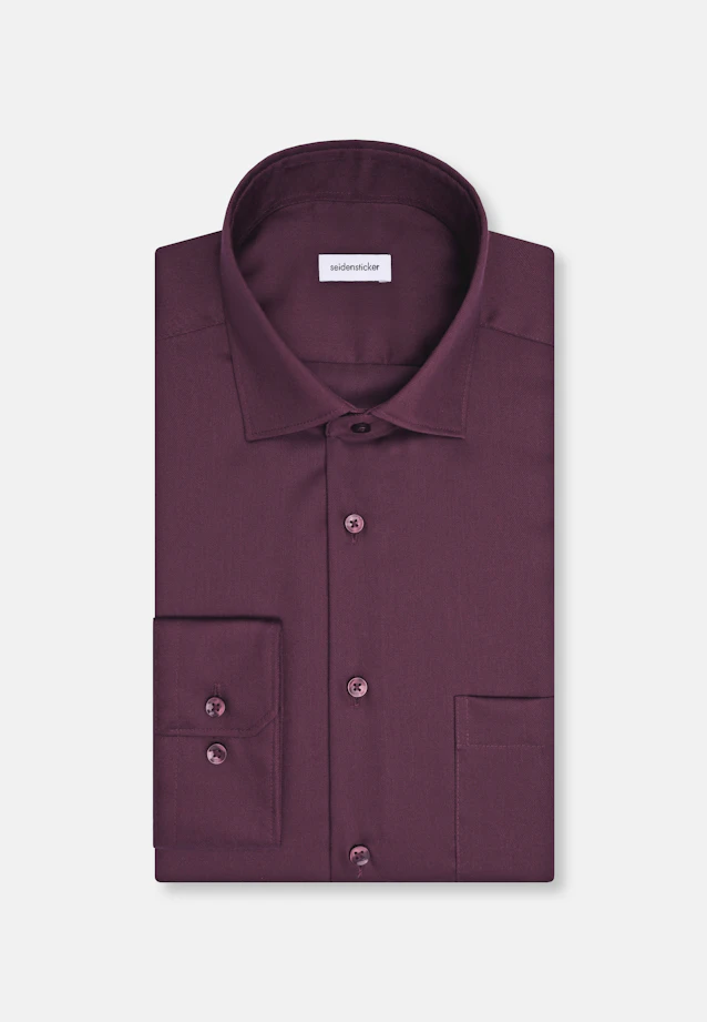 Comfort Business shirt Uni in Rot |  Seidensticker Onlineshop