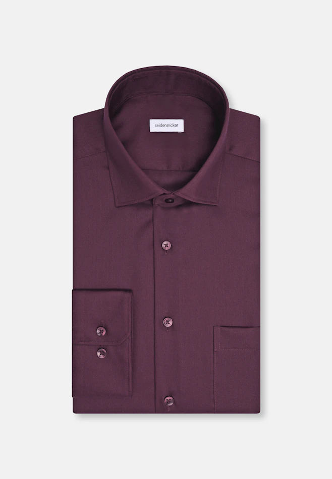 Comfort Business shirt Uni in Rot | Seidensticker online shop