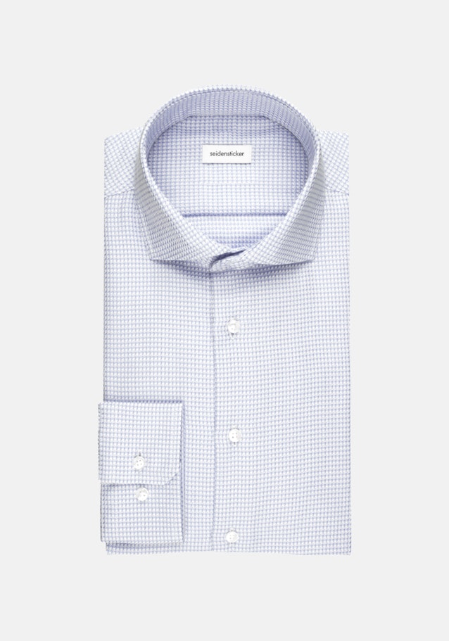 Shaped Chemise Business Struktur in Bleu Clair | Seidensticker Onlineshop