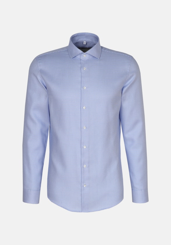 Shaped Chemise Business Struktur in Bleu Clair | Seidensticker Onlineshop