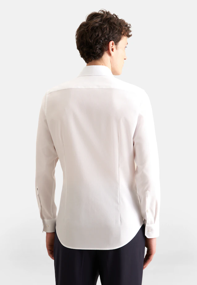 X-Slim Business shirt Structure in Weiß |  Seidensticker Onlineshop