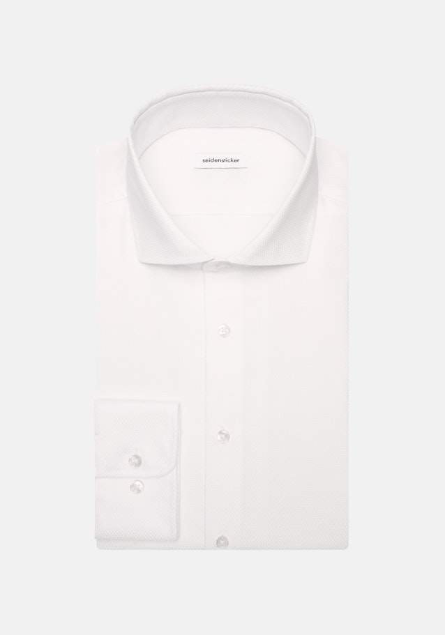 X-Slim Chemise d'affaires Structure in Blanc | Seidensticker Onlineshop
