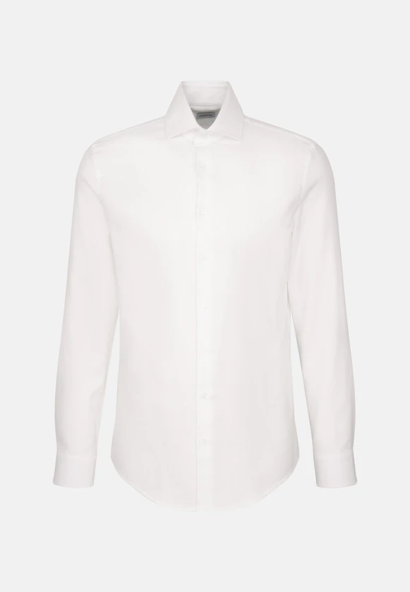X-Slim Business shirt Structure in Weiß |  Seidensticker Onlineshop