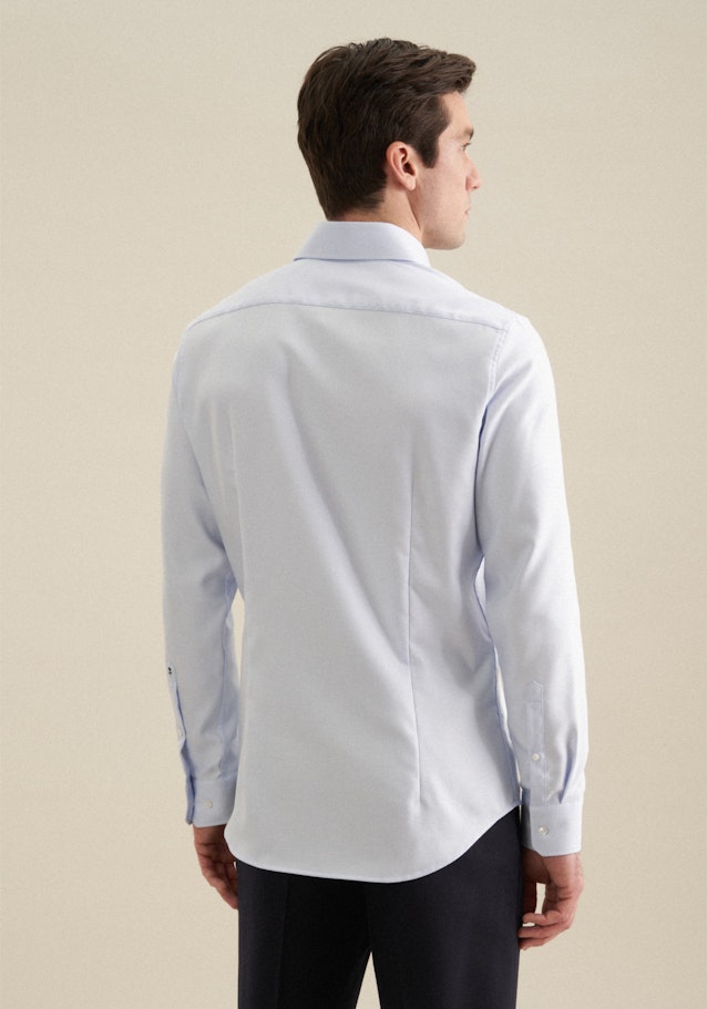 X-Slim Chemise d'affaires Structure in Bleu Clair | Seidensticker Onlineshop