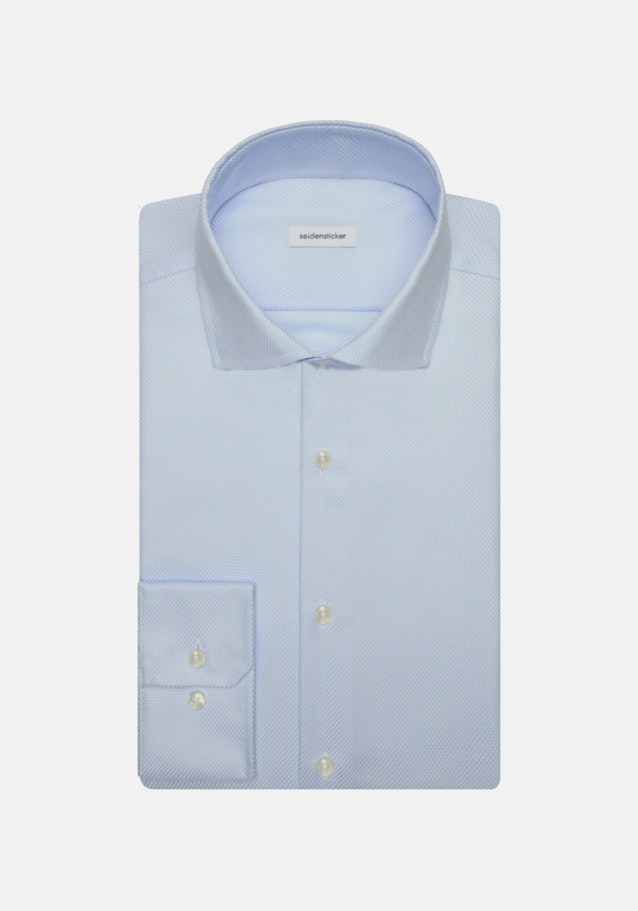X-Slim Chemise d'affaires Structure in Bleu Clair | Seidensticker Onlineshop