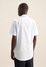 Regular Business Hemd Karo in Hellblau |  Seidensticker Onlineshop