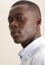 Regular Business Hemd Karo in Hellblau |  Seidensticker Onlineshop