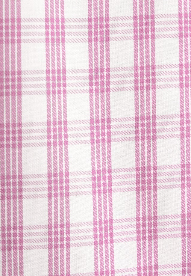 Regular Business shirt Check in Pink |  Seidensticker Onlineshop
