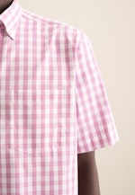 Regular Business shirt Check in Pink |  Seidensticker Onlineshop