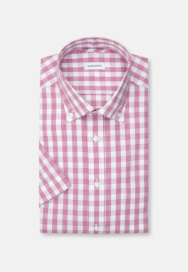 Regular Chemise d'affaires carreaux dans Rose Fuchsia | Boutique en ligne Seidensticker