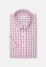 Regular Business Hemd Karo in Rosa/Pink |  Seidensticker Onlineshop