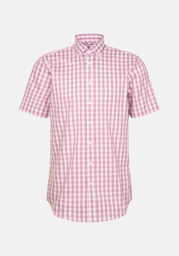 Regular Business Hemd Karo in Rosa/Pink | Seidensticker Onlineshop