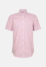 Regular Business Hemd Karo in Rosa/Pink |  Seidensticker Onlineshop
