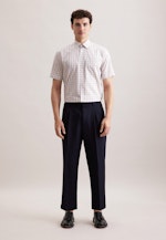 Regular Business shirt Check in Beige |  Seidensticker Onlineshop