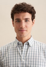 Regular Chemise d'affaires carreaux in Vert |  Seidensticker Onlineshop