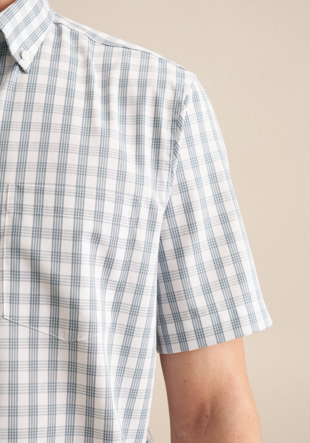 Regular Chemise d'affaires carreaux in Vert | Seidensticker Onlineshop