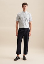 Regular Chemise d'affaires carreaux in Vert |  Seidensticker Onlineshop