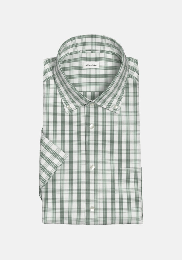 Regular Chemise d'affaires carreaux in Vert | Seidensticker Onlineshop
