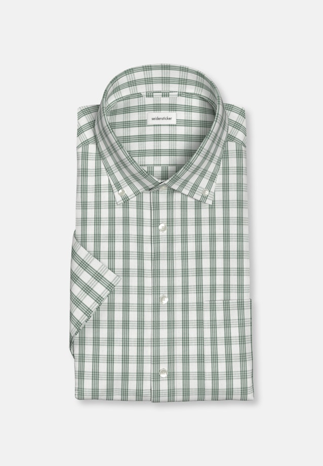 Regular Chemise d'affaires carreaux in Vert |  Seidensticker Onlineshop