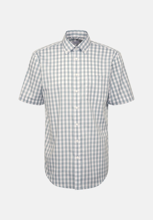 Regular Chemise d'affaires carreaux in Vert |  Seidensticker Onlineshop