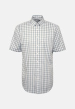 Regular Chemise d'affaires carreaux in Vert |  Seidensticker Onlineshop