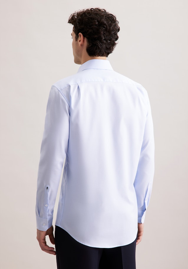 Regular Chemise d'affaires Structure in Bleu Clair | Seidensticker Onlineshop