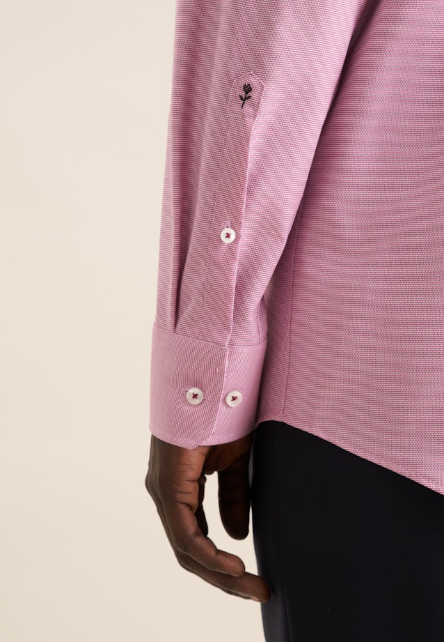 Regular Business Hemd Struktur in Rosa/Pink |  Seidensticker Onlineshop