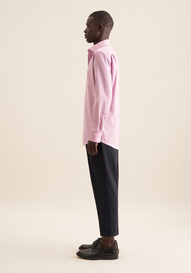 Regular Chemise Business Struktur in Rose Fuchsia | Seidensticker Onlineshop