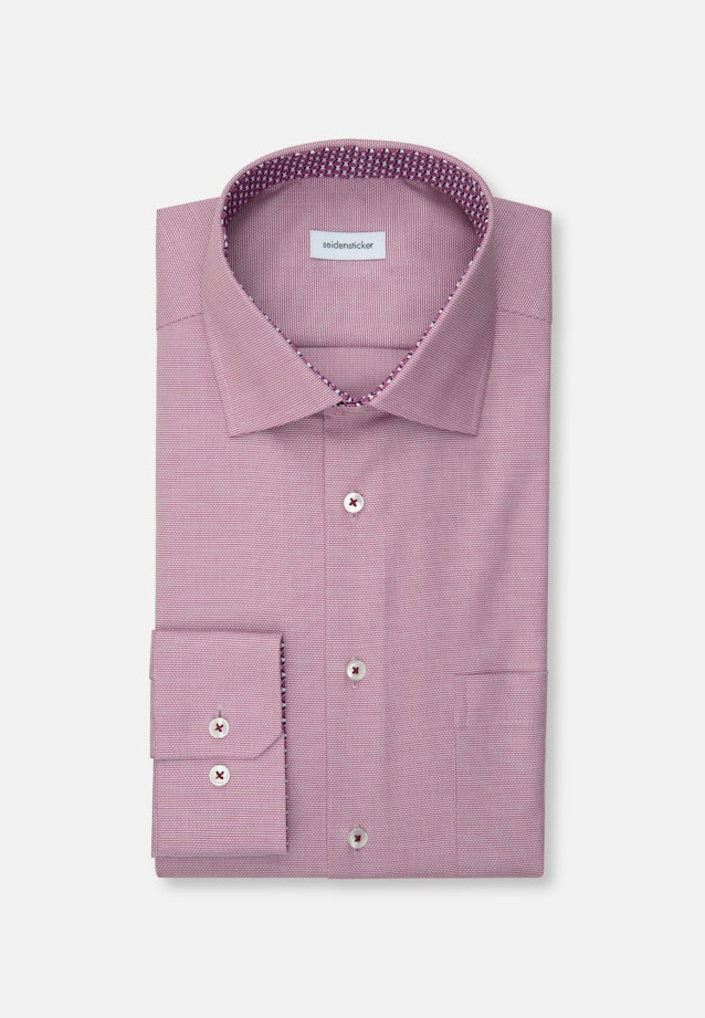 Regular Business Hemd Struktur in Rosa/Pink |  Seidensticker Onlineshop