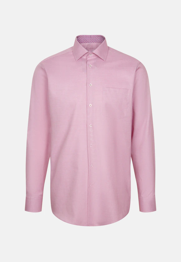 Regular Business Hemd Struktur in Rosa/Pink |  Seidensticker Onlineshop