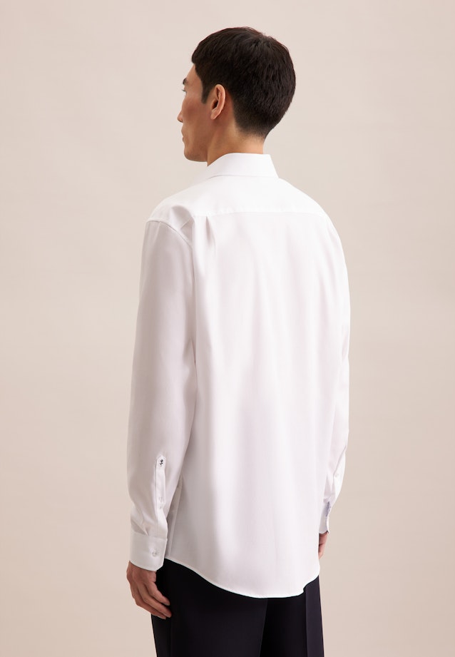 Regular Business shirt Structure in White |  Seidensticker Onlineshop