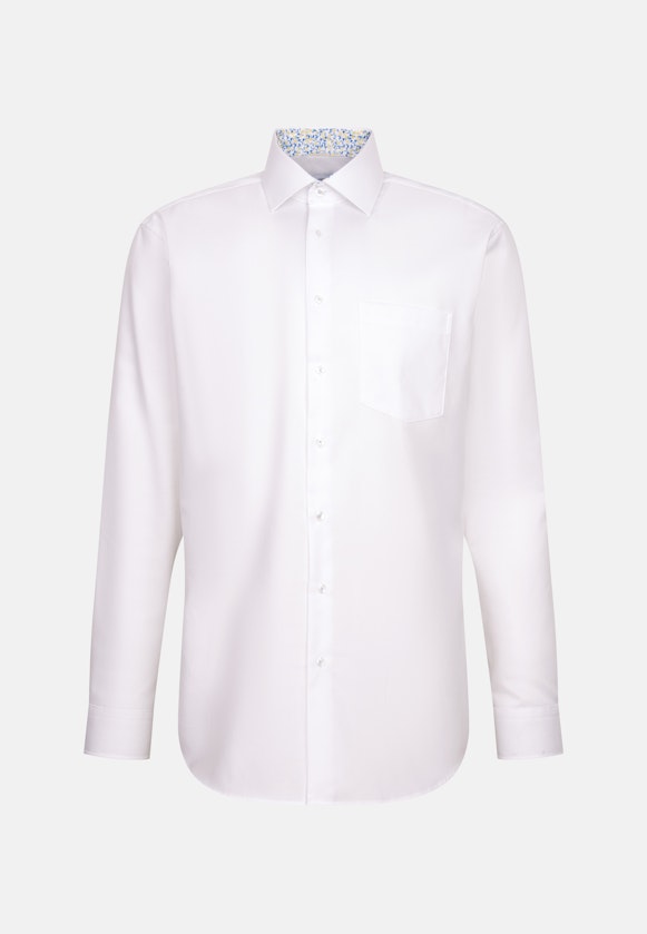 Regular Business shirt Structure in White |  Seidensticker Onlineshop