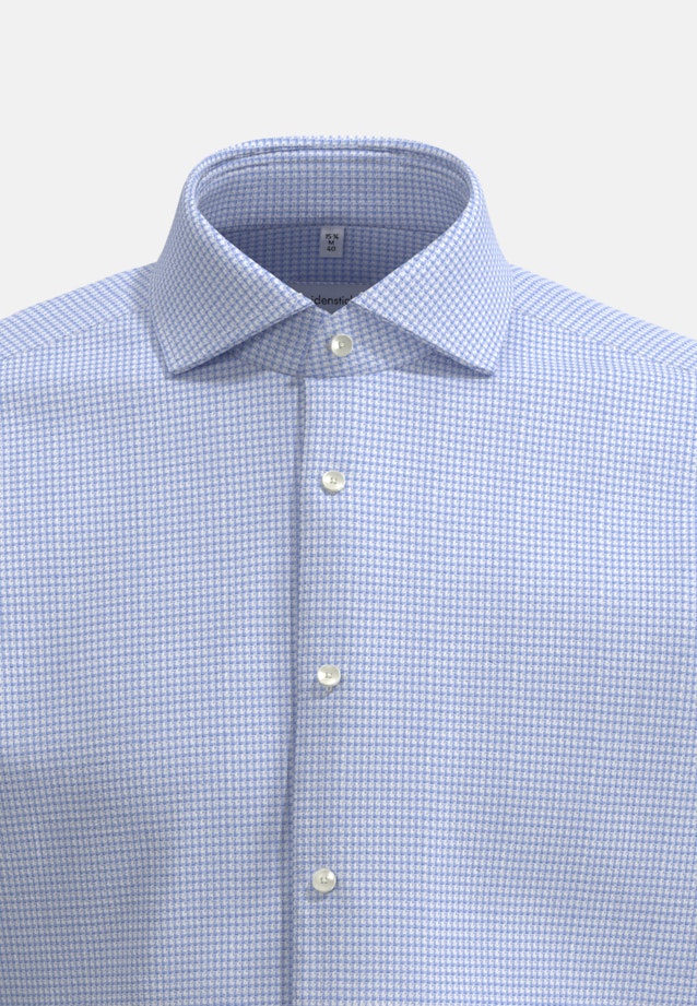 Regular Business shirt Structure in Light Blue |  Seidensticker Onlineshop