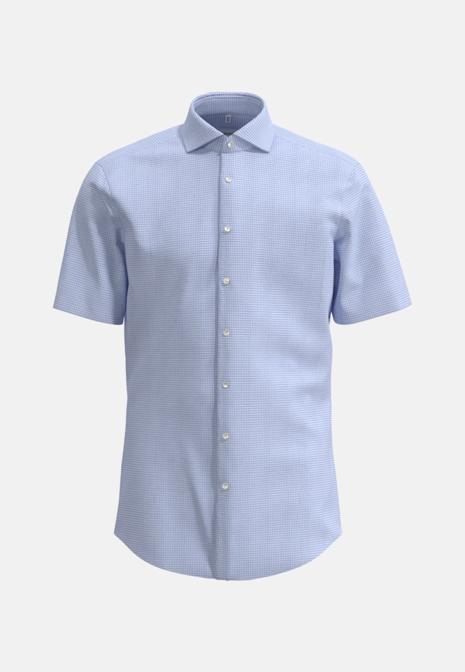 Regular Business Shirt Structure in Light Blue | Seidensticker online shop