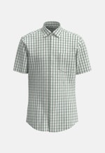 Comfort Business Hemd Karo in Grün |  Seidensticker Onlineshop