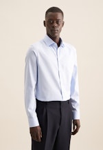 Slim Performance shirt Structure in Light Blue |  Seidensticker Onlineshop
